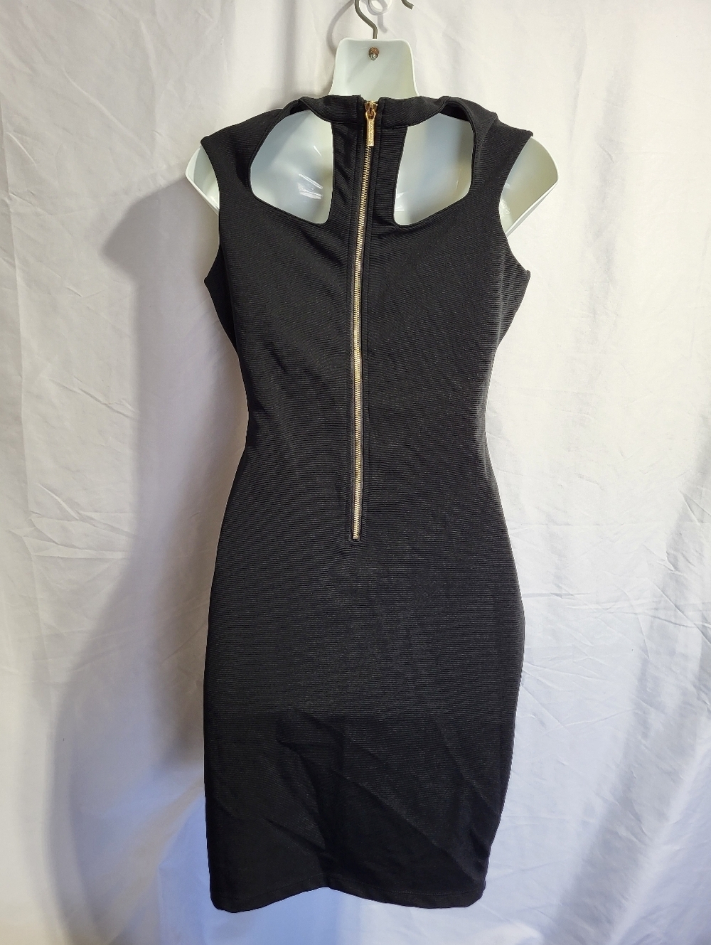 Kardashian Kollection Black Cutout Mini Sheath Dress, Size Small - Picture 4 of 5